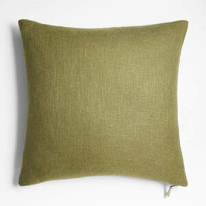 Crate&Barrel Linen Pillow Cover – Oregano Green – Laura Kim – 2 Available NWT